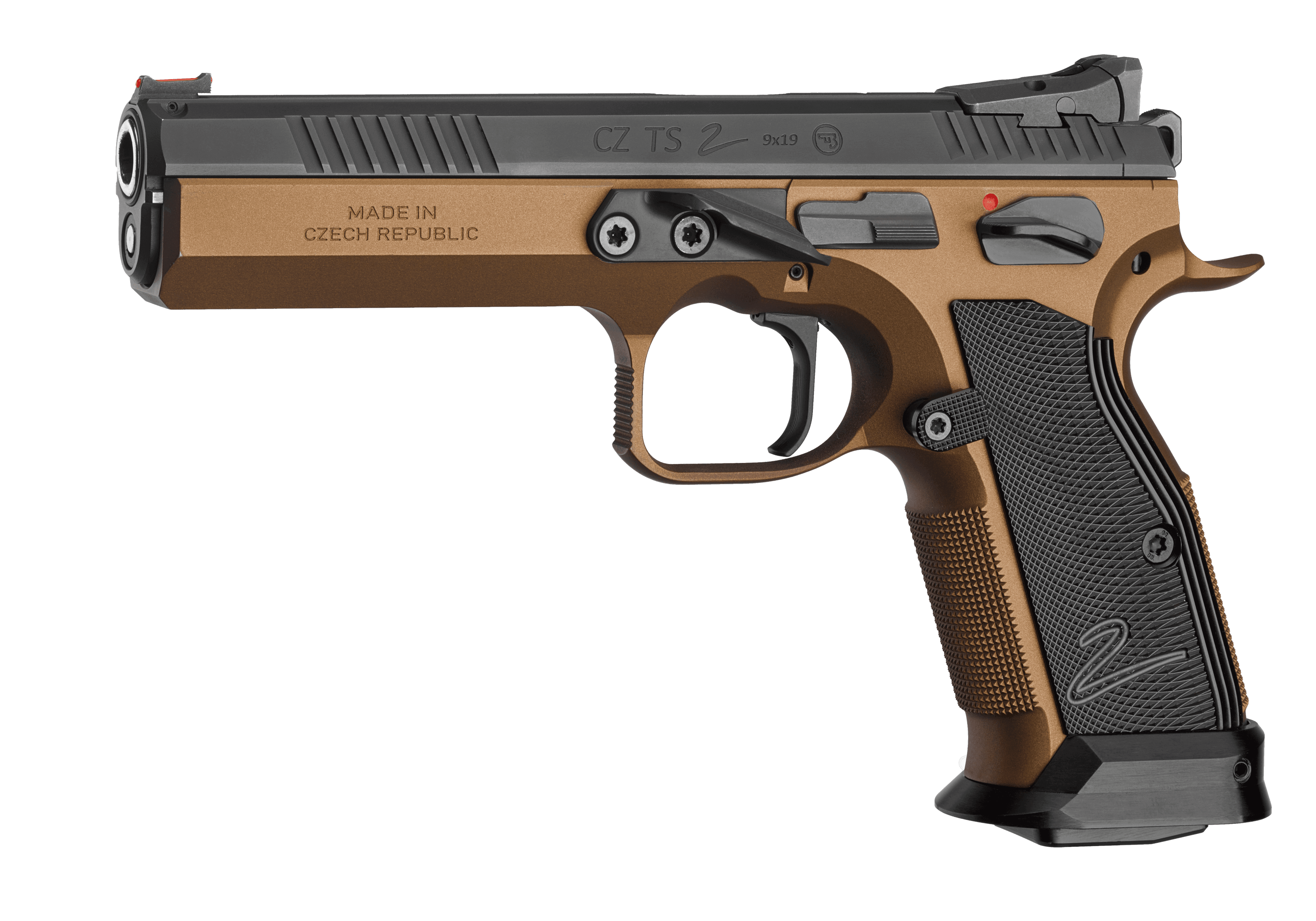 PISTOLET CZ TS 2 DEEP BRONZE - CAL 9 MM