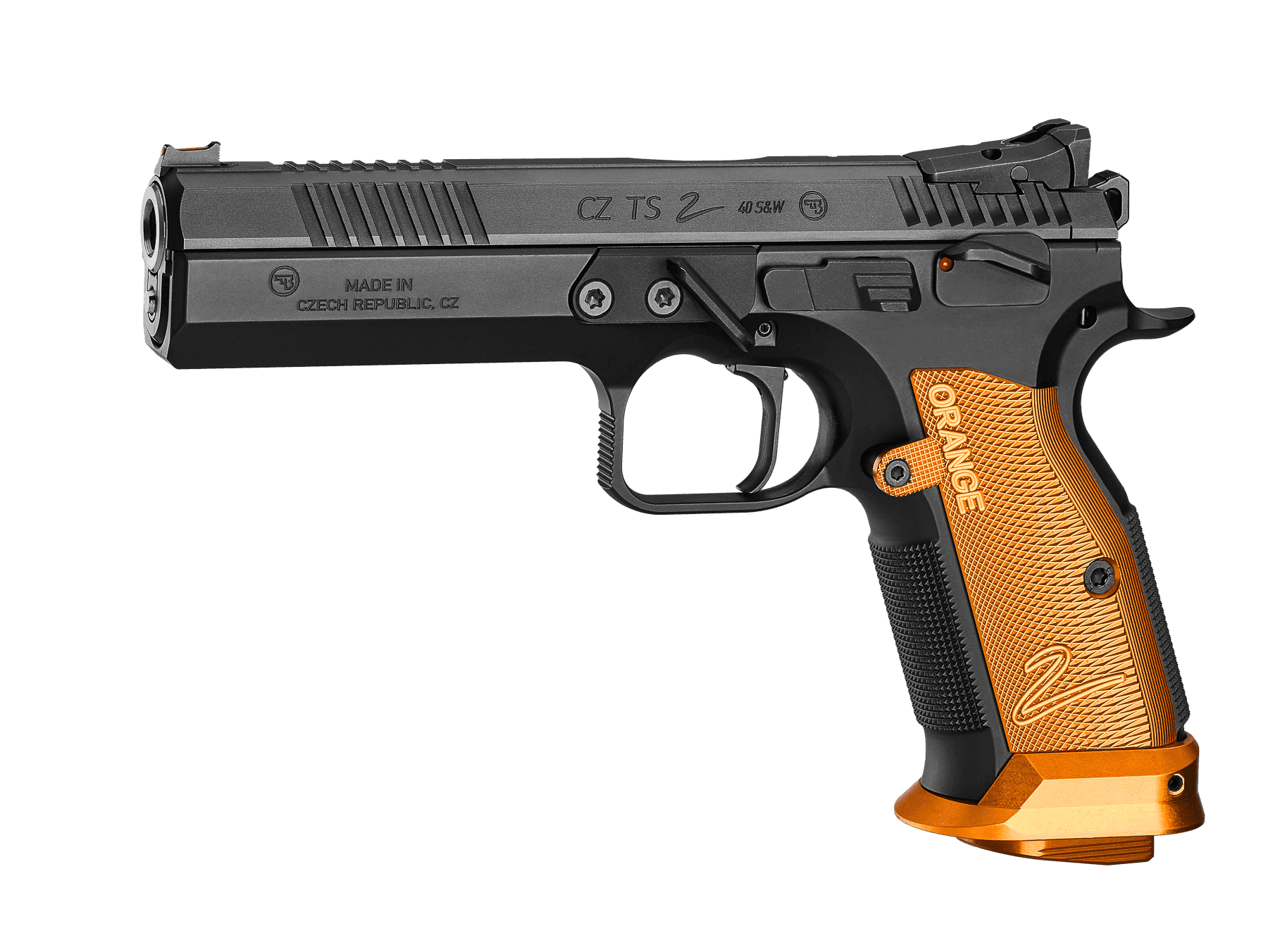 PISTOLET CZ TS 2 ORANGE - CAL 9 MM