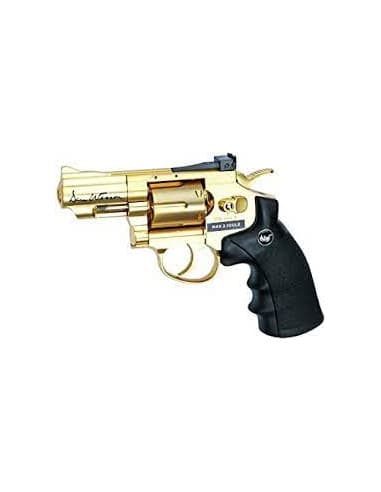 REVOLVER CO2 DAN WESSON 2.5" GOLD .177 BBS / 17374
