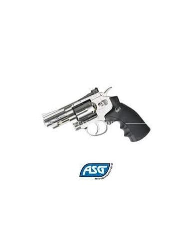 REVOLVER CO2 DAN WESSON 2.5" NICKEL 4,5MM PLOMBS / 18101