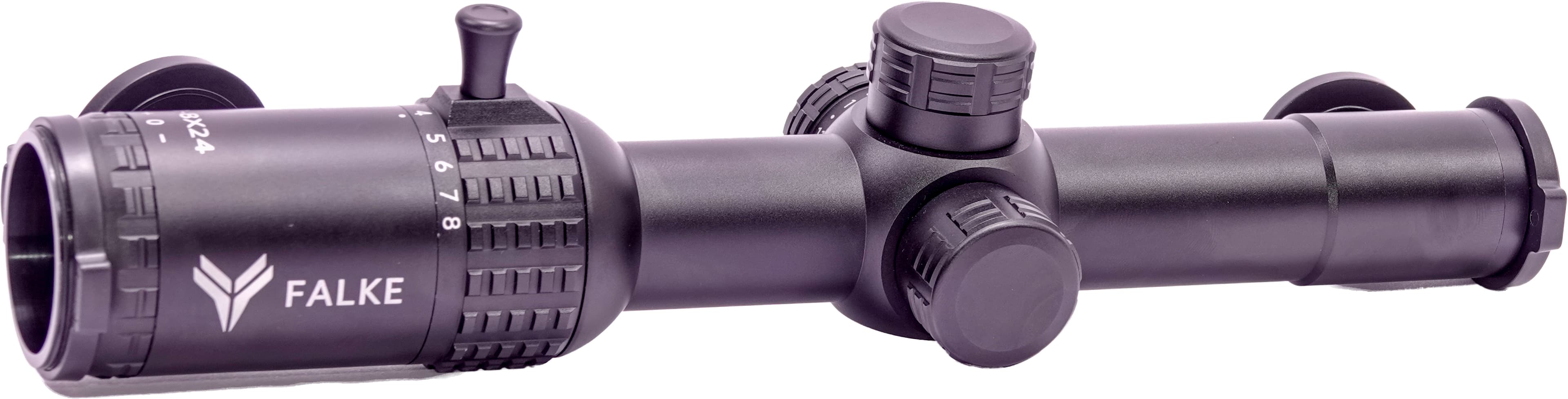 LUNETTE FALKE 1-8X24 IR TAC RET