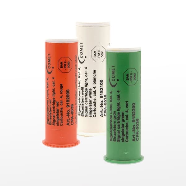 CARTOUCHES LUMINEUSES CALIBRE 4 - ROUGE