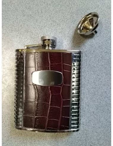 GOURDE CA821BR METAL+CROCO