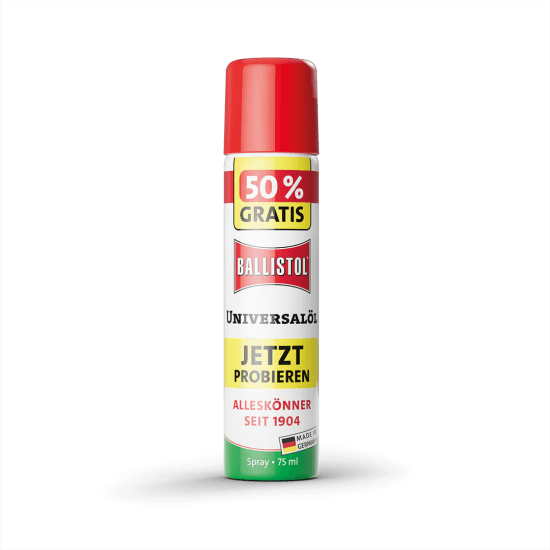 HUILE BALLISTOL "UNIVERSELLE" SPRAY - 75 ML (50ML+25ML GRATIS)