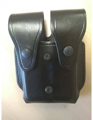 PORTE-CHARGEUR IRON DOUBLE CUIR FERME / ACC53