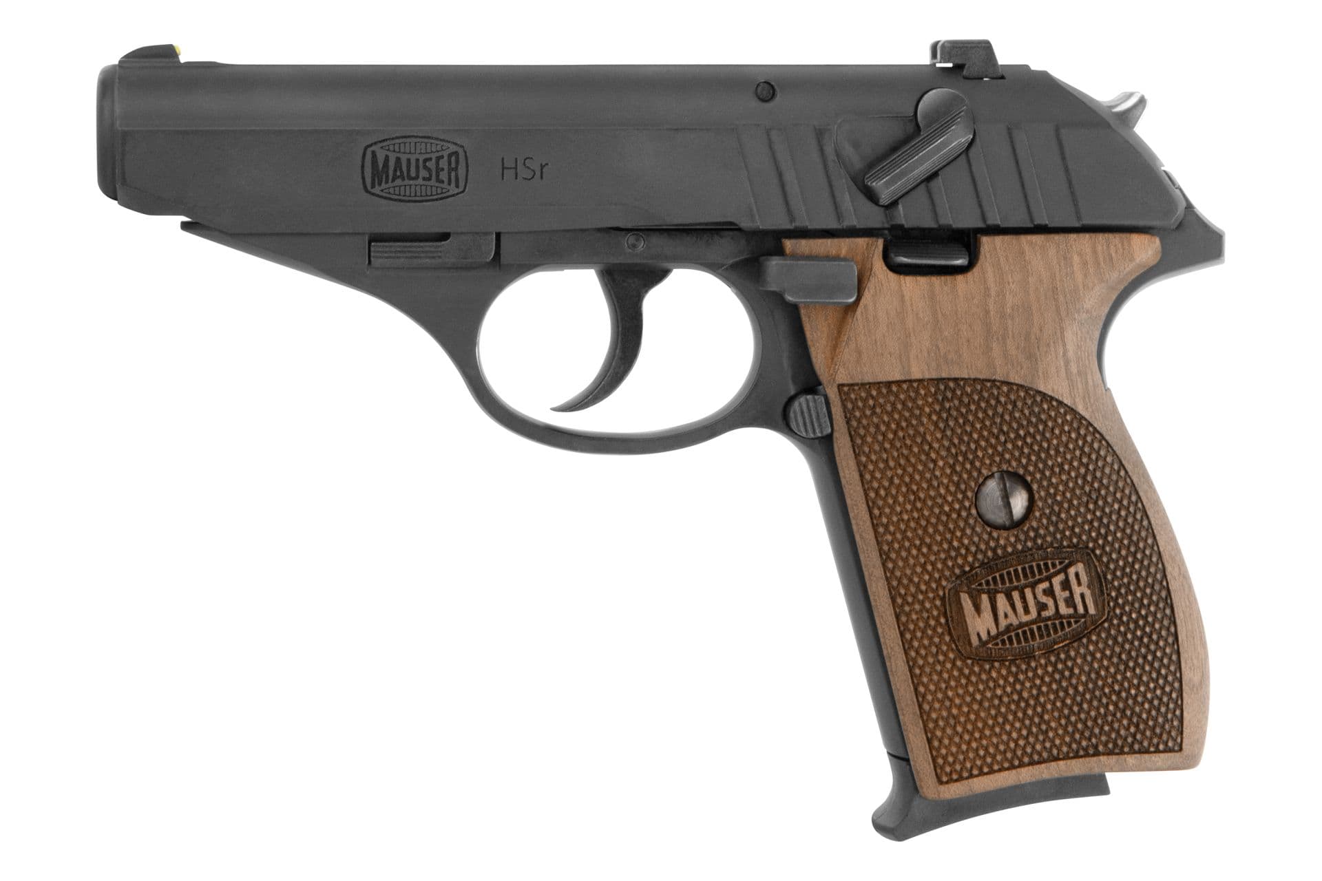PISTOLET MAUSER HSR BLACK WOOD GRIP - CAL 22 LR