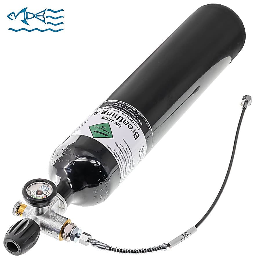 BOUTEILLE 3L 300 BAR+MANO+500 MM 1/8" BSP H&B / H021381