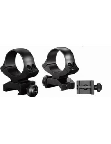 MONTAGE "K" WEAVER/PICATINNY DIA 1" - 2 PCS