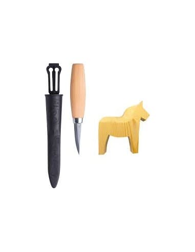 SET COUTEAU A BOIS MORA (C) + CHEVAL / 12670