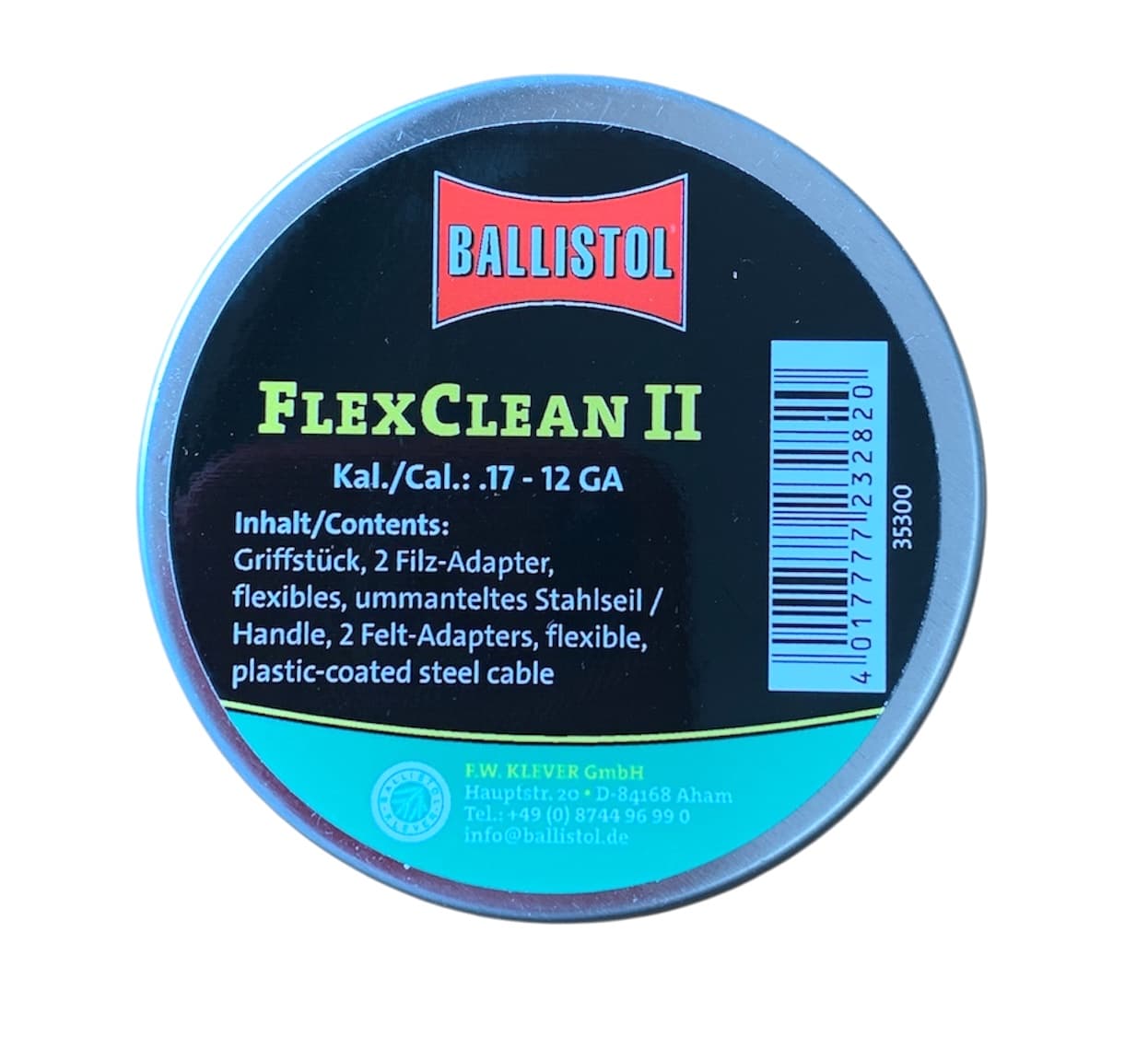 CABLE NETTOYAGE BALLISTOL "FLEXCLEAN II" .17->12GA