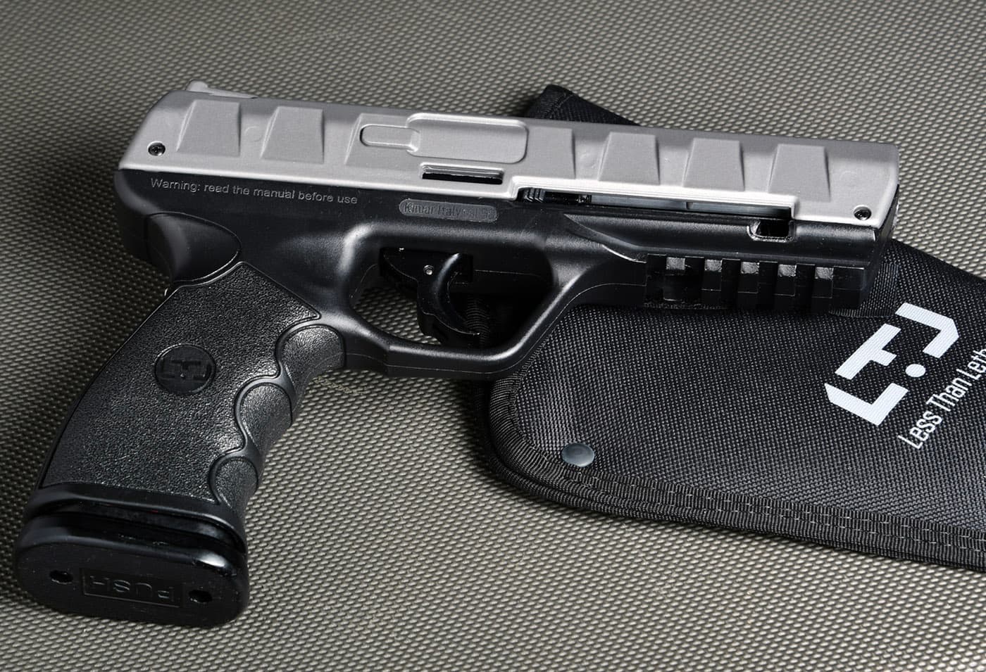 PISTOLET CO2 LTL BRAVO 1.50 M-SLIDE BICOLOR (7.5J)