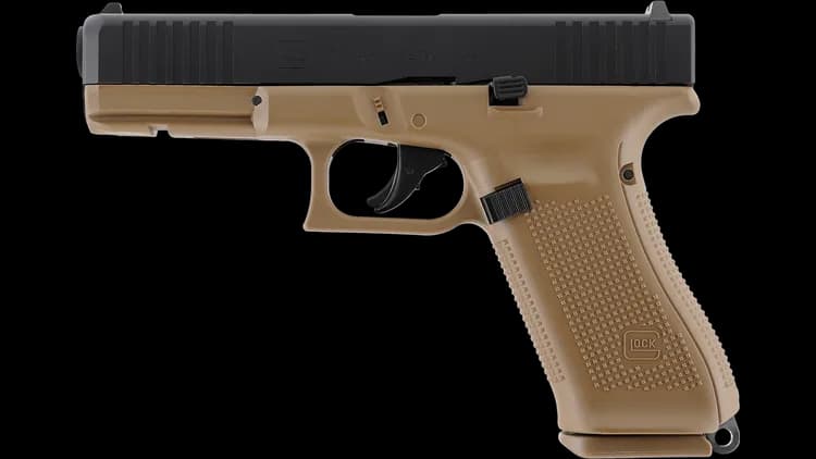 PACK PISTOLET CO2 T4E GLOCK 17 GEN5 .43 TAN FRENCH ARMY / 211.00.06