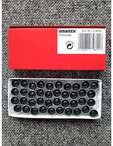 BOITE DE 40 RUBBERBALLS+DOUILLES .43