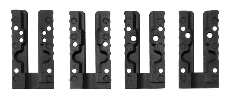 SET 4 ADAPTER PLATES GLOCK MOS3 (AIRSOFT GBB 2.6475/2.6476)