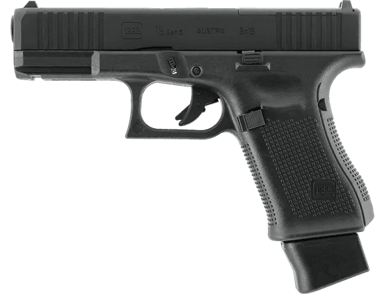 SOFT AIR GLOCK 19 GEN5 MOS M-SLIDE B-BACK CO2 / 2.6552
