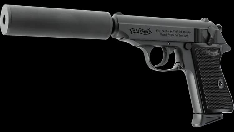 SOFT AIR WALTHER PPK/S F-METAL+COMPENSATEUR - GBB / 2.6558