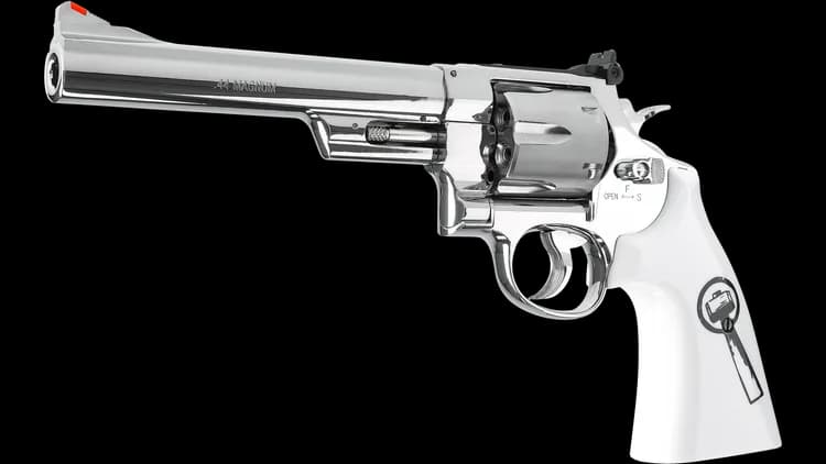 REVOLVER CO2 S&W 629 TRUST ME STEEL PLOMBS / 5.8179