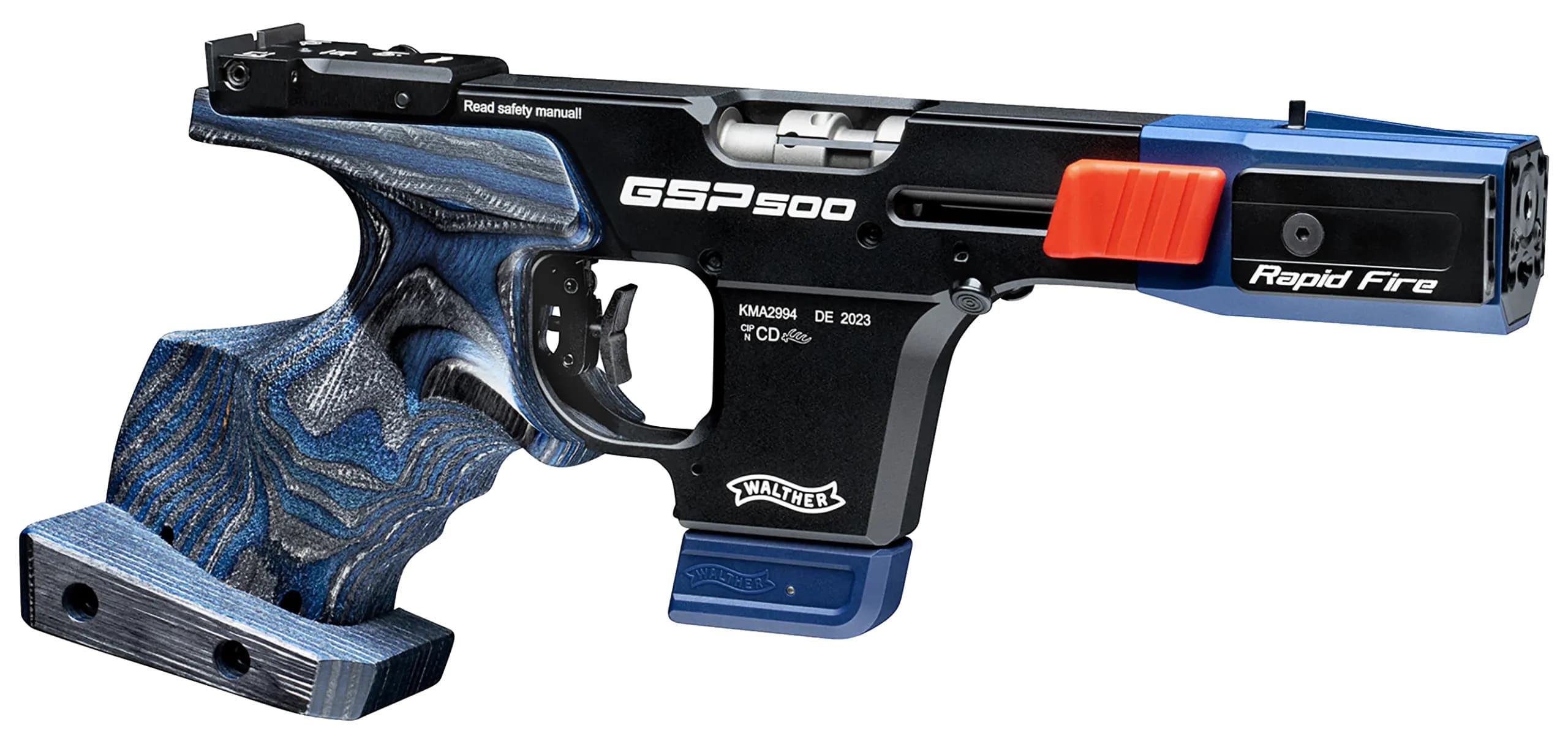 PISTOLET WALTHER MATCH GSP 500 RAPID FIRE "M" - CAL 22 LR