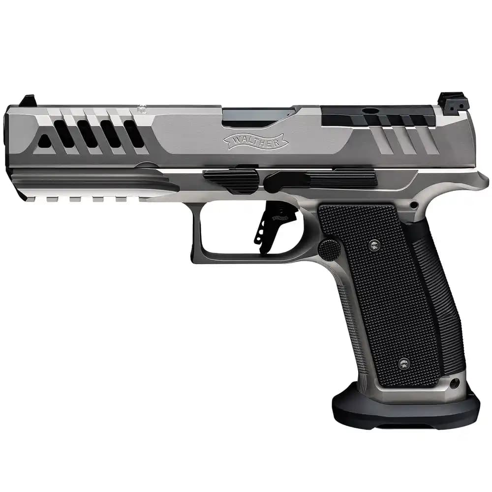 PISTOLET WALTHER PDP FS MATCH S-FRAME 5" OR BLACK TIE - CAL 9 MM