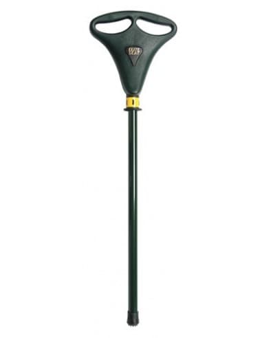 CANNE-SIEGE ELITE "STROLLER" - VERTE CAOUTCHOUC