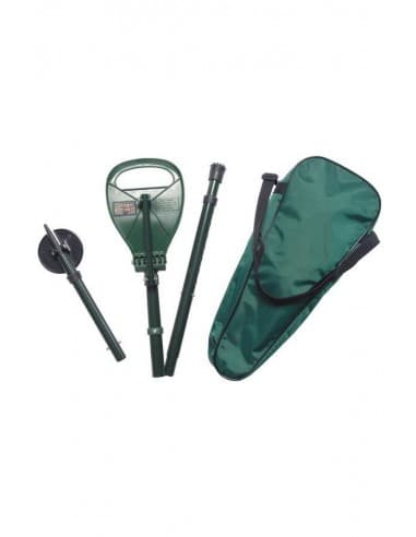 CANNE-SIEGE SUPASEAT "FOLDAWAY" PLIANTE - VERT+HOUSSE