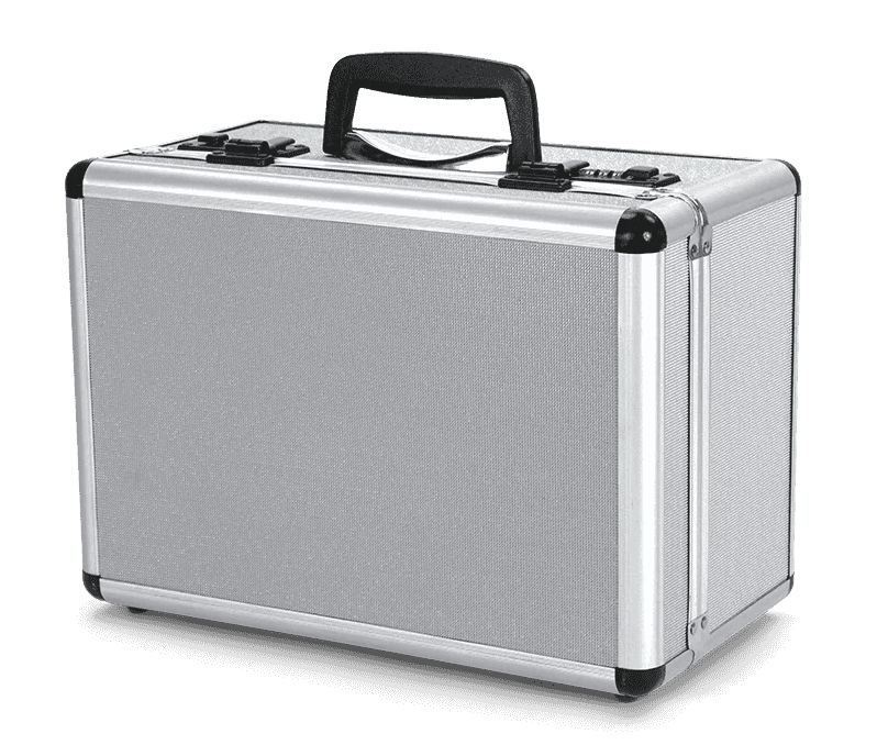 COFFRET WINTER MUNITIONS ALU GREY 35X24X18CM