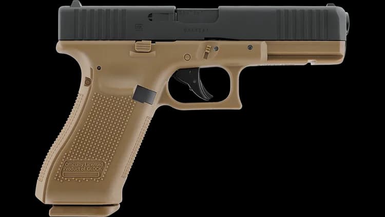 PISTOLET CO2 GLOCK 17 GEN5 M-SLIDE B-BACK COYOTE 177 BBS / 5.8470