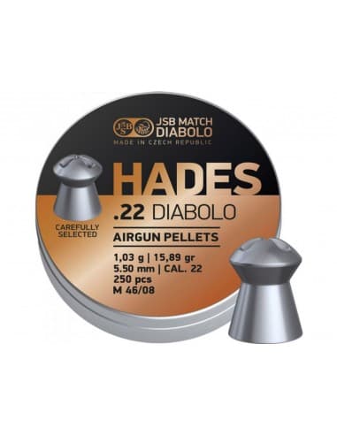 BOITE 500 PLOMBS JSB HADES HP - 5.50 MM (1.03 GR) C30